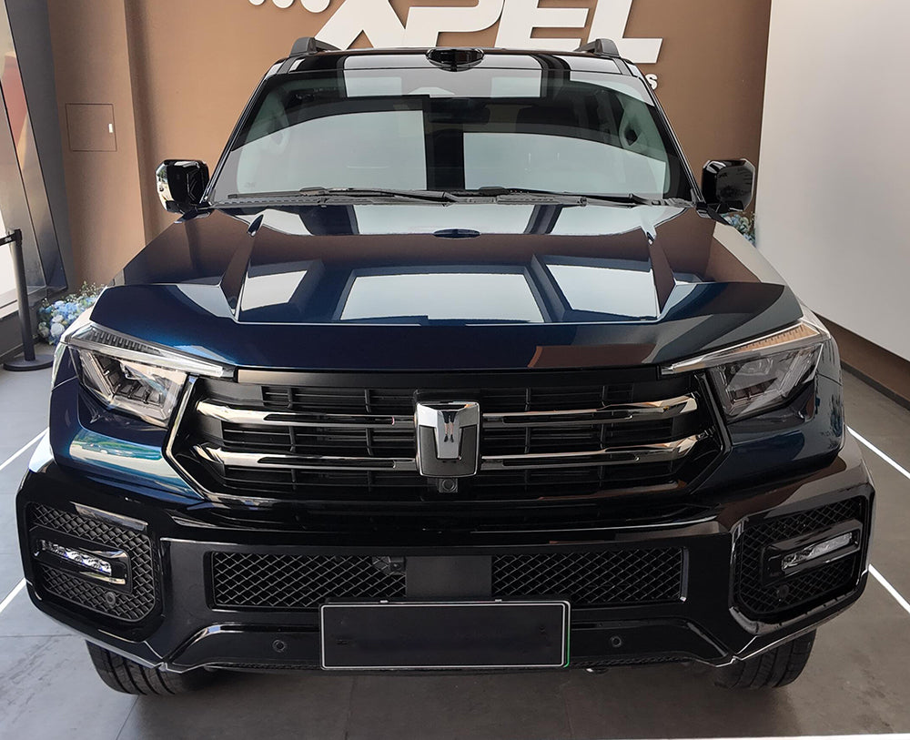 Mallcas™ Glossy Metallic Starry Blue Vinyl Wrap (PET Liner)