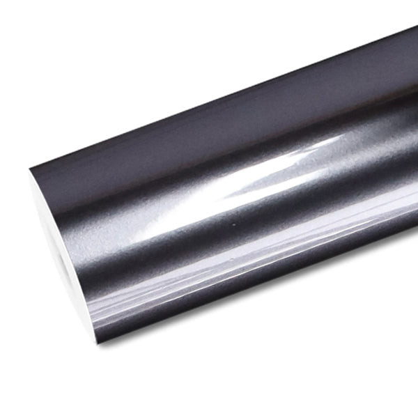 Mallcas™ Glossy Liquid Metallic Agate Grey Vinyl Wrap (PET Liner)