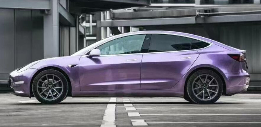 Mallcas™ Glossy Liquid Metallic Loganberry Vinyl Wrap (PET Liner)