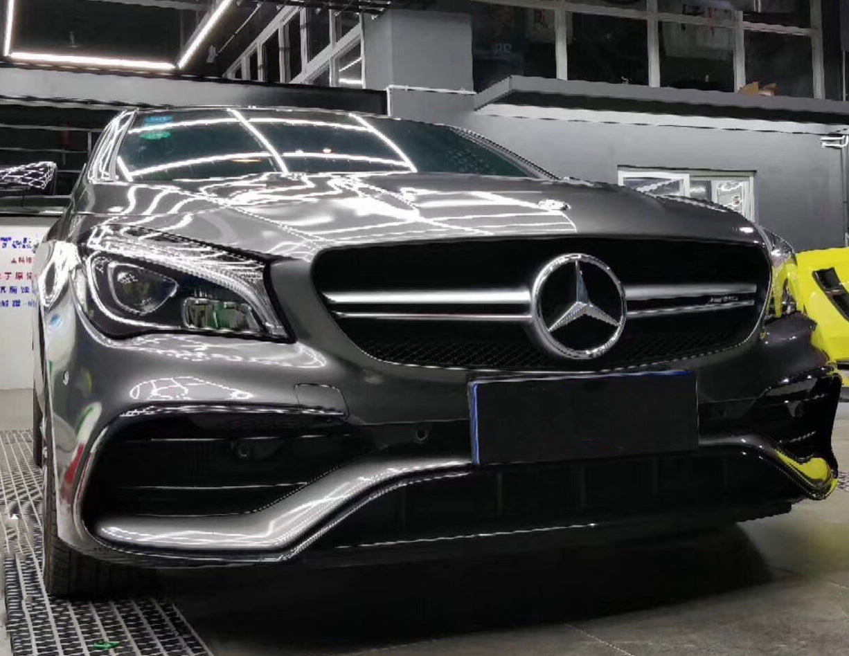 Mallcas™ Glossy Metallic  Wolfram Steel Vinyl Wrap (PET Liner)