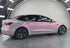 Mallcas™ Glossy Candy Metallic Gray Pink Vinyl Wrap (PET Liner)