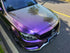 Mallcas™ Color Shift Glossy Glitter Gray Purple Vinyl Wrap (PET Liner)