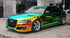 Mallcas™ Glossy Rainbow Chrome Green Vinyl Wrap (PET Liner)
