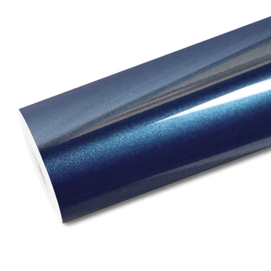 Mallcas™ Glossy Liquid Metallic Star Blue Vinyl Wrap (PET Liner)
