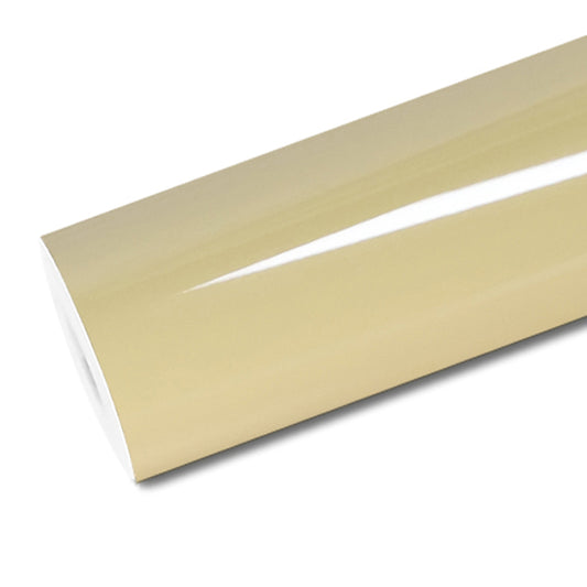 Mallcas™ Glossy Sunbath Yellow Vinyl Wrap (PET Liner)