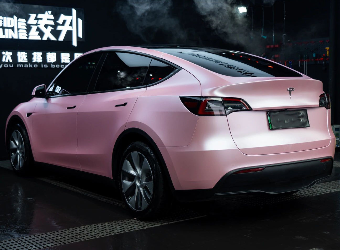 Mallcas™ Matte Metal Samurai Pink Vinyl Wrap