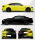 Mallcas™ Fade Black to Yellow Custom Printed Vinyl Wrap
