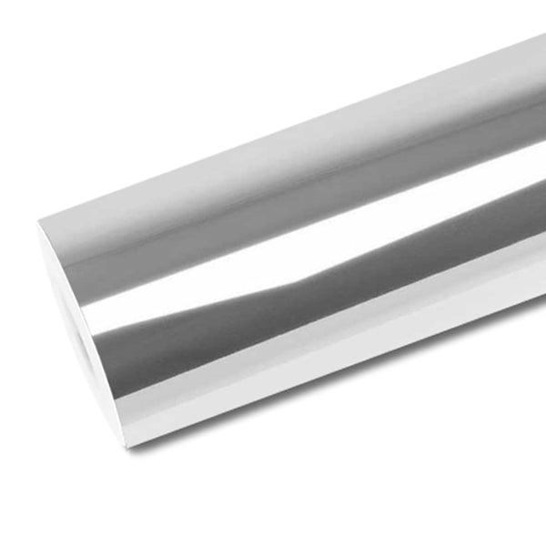 Mallcas™ Mirror Chrome Silver Vinyl Wrap (PET Liner)