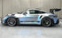 Mallcas™ Gloss Technology Silver Blue Vinyl Wrap (PET Liner)