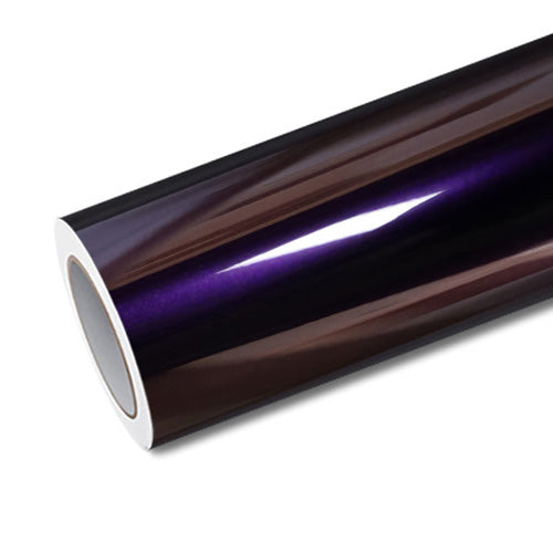 Mallcas™ Glossy Metallic Midnight Purple Vinyl Wrap