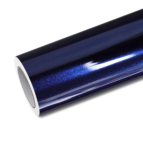 Mallcas™ Glossy Metallic Gentian Blue Vinyl Wrap