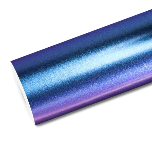 Mallcas™ Matte Auroral Blue Purple Vinyl Wrap (PET Liner)
