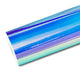 Mallcas™ Glossy Rainbow Chrome Blue Vinyl Wrap (PET Liner)