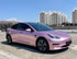 Mallcas™ Glossy Metallic Passion Pink Vinyl Wrap (PET Liner)