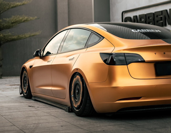 Mallcas™ Satin Metallic Brown Vinyl Wrap (PET Liner)