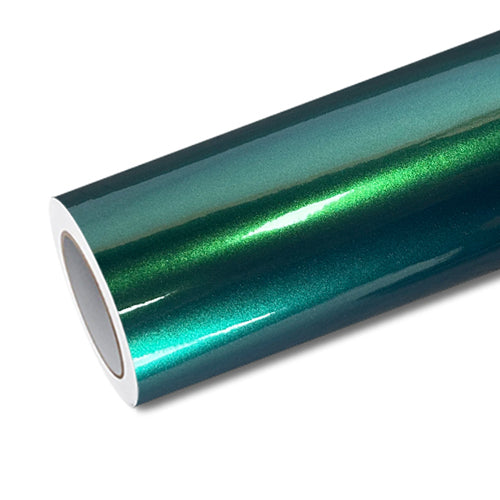 Mallcas™ Glossy Magic Gold Blackish Green Vinyl Wrap