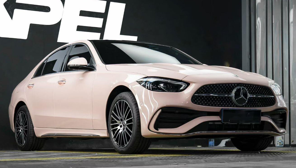 Mallcas™ Glossy Vanilla Almond Vinyl Wrap (PET Liner)