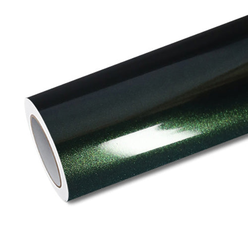 Mallcas™ Glossy Metallic Gothic Blue Green Vinyl Wrap