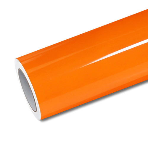 Mallcas™ Glossy Orange Vinyl Wrap