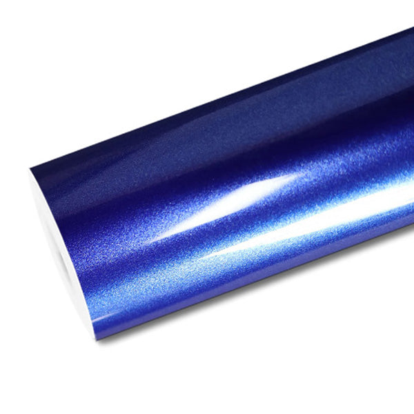 Mallcas™ Glossy Metallic Portimand Blue Vinyl Wrap (PET Liner)