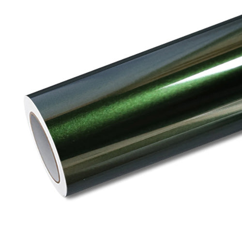 Mallcas™ Glossy Metallic Midnight Green Vinyl Wrap