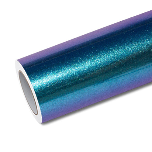 Mallcas™ Glossy Diamond Purple Blue Vinyl Wrap