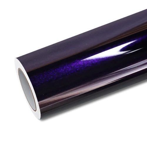 Mallcas™ Glossy Metallic Ghost Midnight Purple Vinyl Wrap