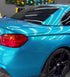 Mallcas™ Glossy Metallic Atomic Blue Vinyl Wrap (PET Liner)