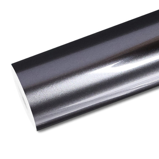 Mallcas™ Glossy Metallic  Wolfram Steel Vinyl Wrap (PET Liner)