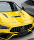 Mallcas™ Glossy Signal Yellow Vinyl Wrap (PET Liner)