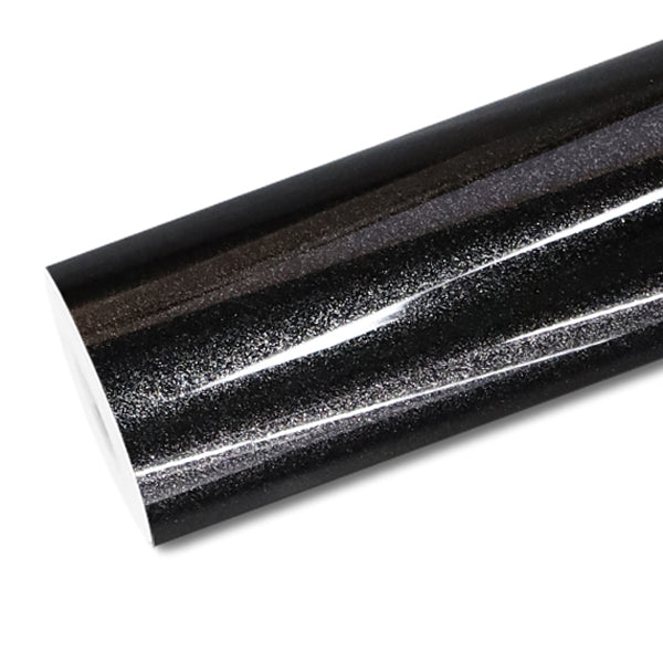 Mallcas™ Glossy Metallic Graphite Grey Vinyl Wrap (PET Liner)