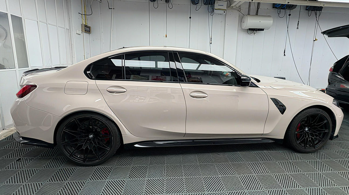Mallcas™ Glossy Genmai Tan Vinyl Wrap (PET Liner)