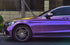 Mallcas™ Color Shift Glossy Glitter Gray Purple Vinyl Wrap (PET Liner)