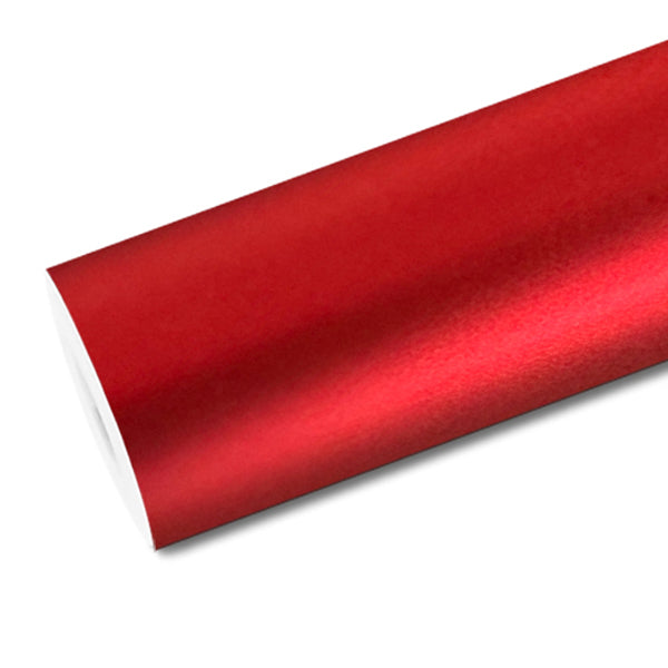 Mallcas™ Matte Chrome Red Vinyl Wrap (PET Liner)