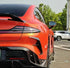Mallcas™ Glossy Metallic Lava Red Orange Vinyl Wrap (PET Liner)