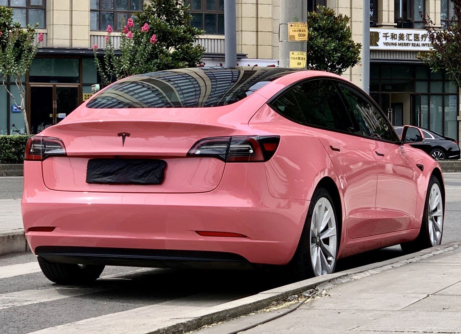 Mallcas™ Glossy Morganite Red Vinyl Wrap (PET Liner)