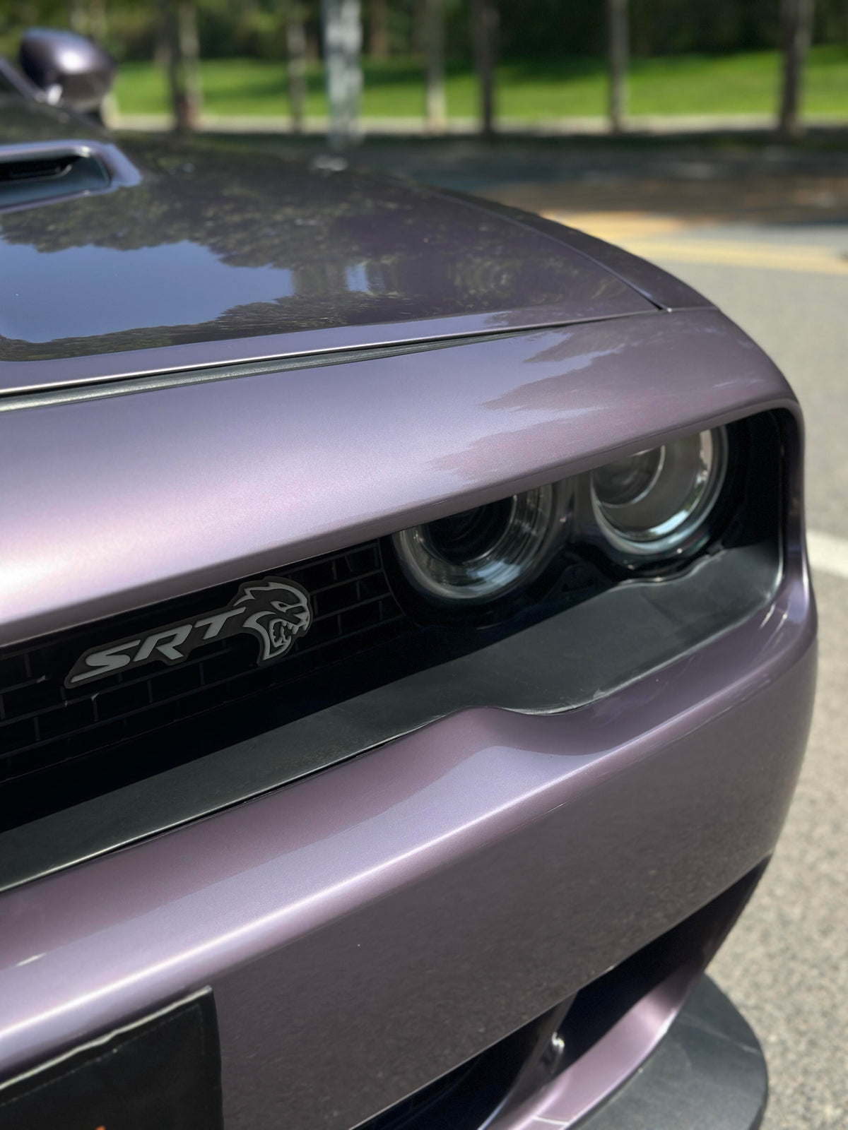 Mallcas™ Glossy Metallic Midsummer Purple Vinyl Wrap (PET Liner)