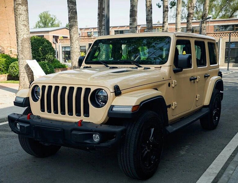 Mallcas™ Glossy Pasadena Yellow Vinyl Wrap (PET Liner)
