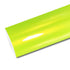 Mallcas™ Glossy Candy Metallic Neon Yellow Vinyl Wrap (PET Liner)