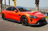 Mallcas™ Glossy Metallic Lava Red Orange Vinyl Wrap (PET Liner)