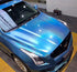 Mallcas™ Gloss Laser Flip Blue Vinyl Wrap (PET Liner)