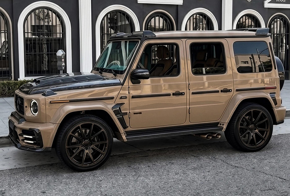 Mallcas™ Glossy Hazelnut Brown Vinyl Wrap (PET Liner)