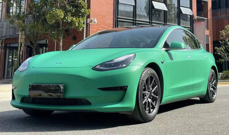 Mallcas™ Super Matte Pine Green Vinyl Wrap (PET Liner)