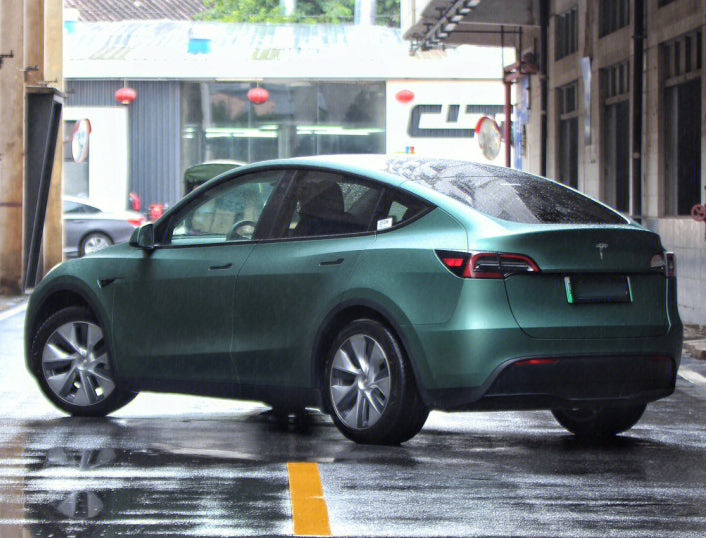 Mallcas™ Ultra Matte Night Green Vinyl Wrap (PET Liner)
