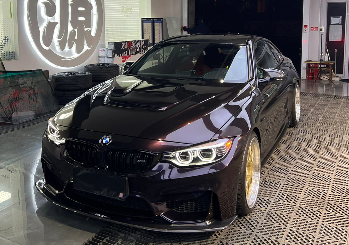 Mallcas™ Glossy Metallic Gentian Purple Vinyl Wrap (PET Liner)