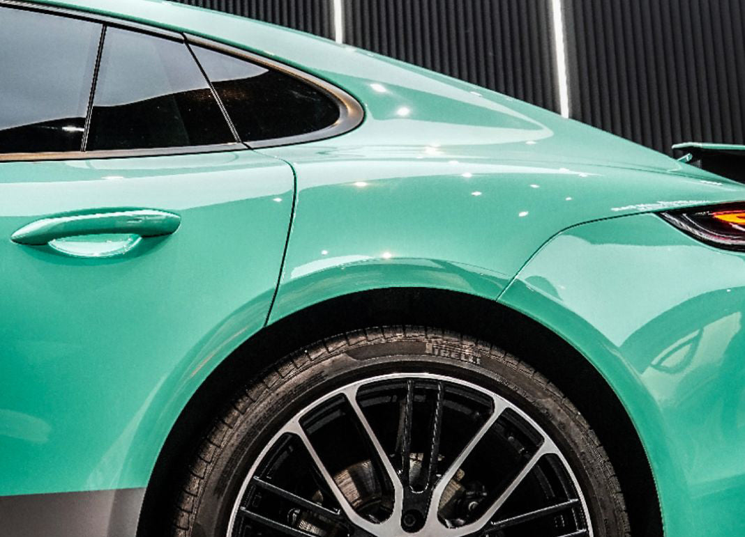 Mallcas™ Glossy Mint Green Vinyl Wrap (PET Liner)