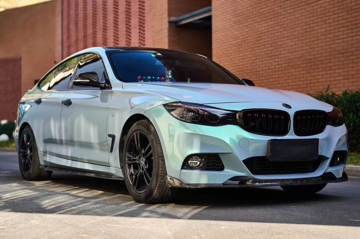 Mallcas™ Glossy Color Shift Pearl Aurora Vinyl Wrap (PET Liner)
