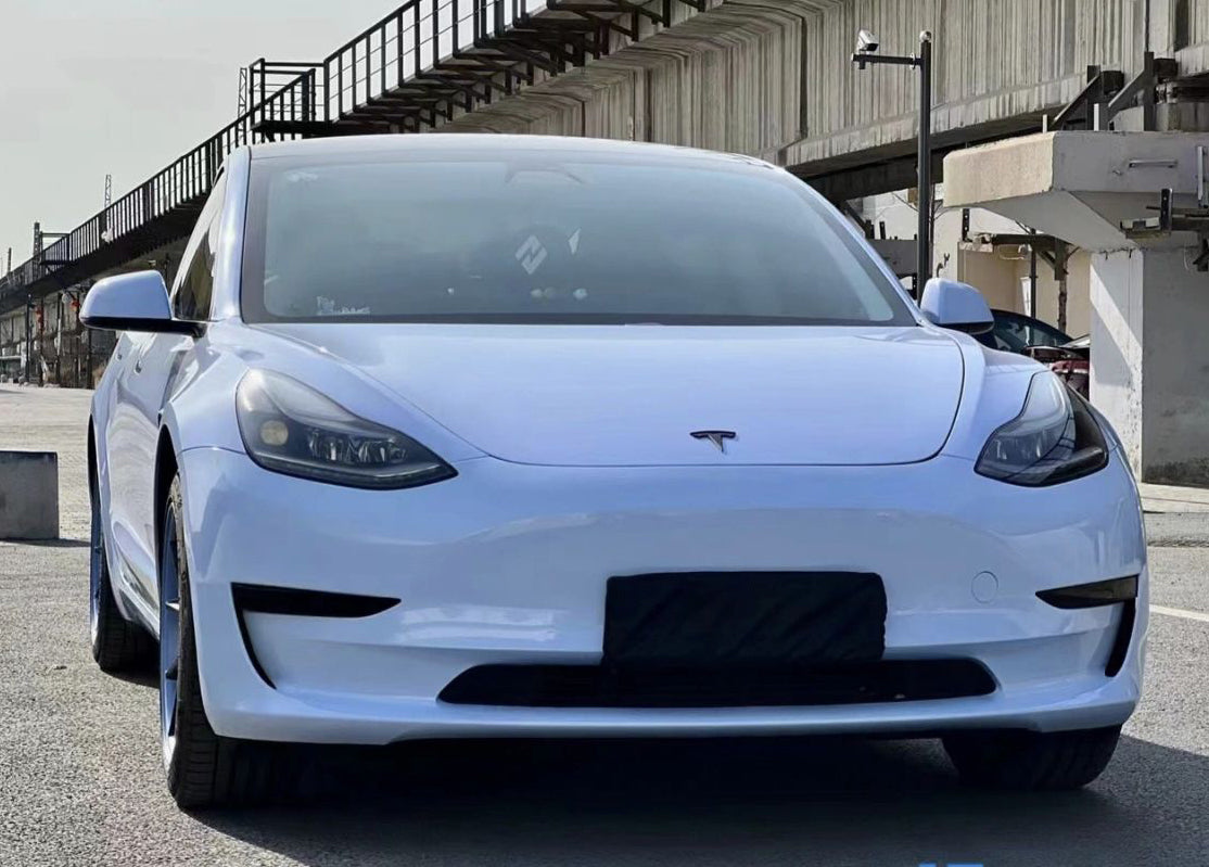 Mallcas™ Glossy Baby Blue Vinyl Wrap (PET Liner)