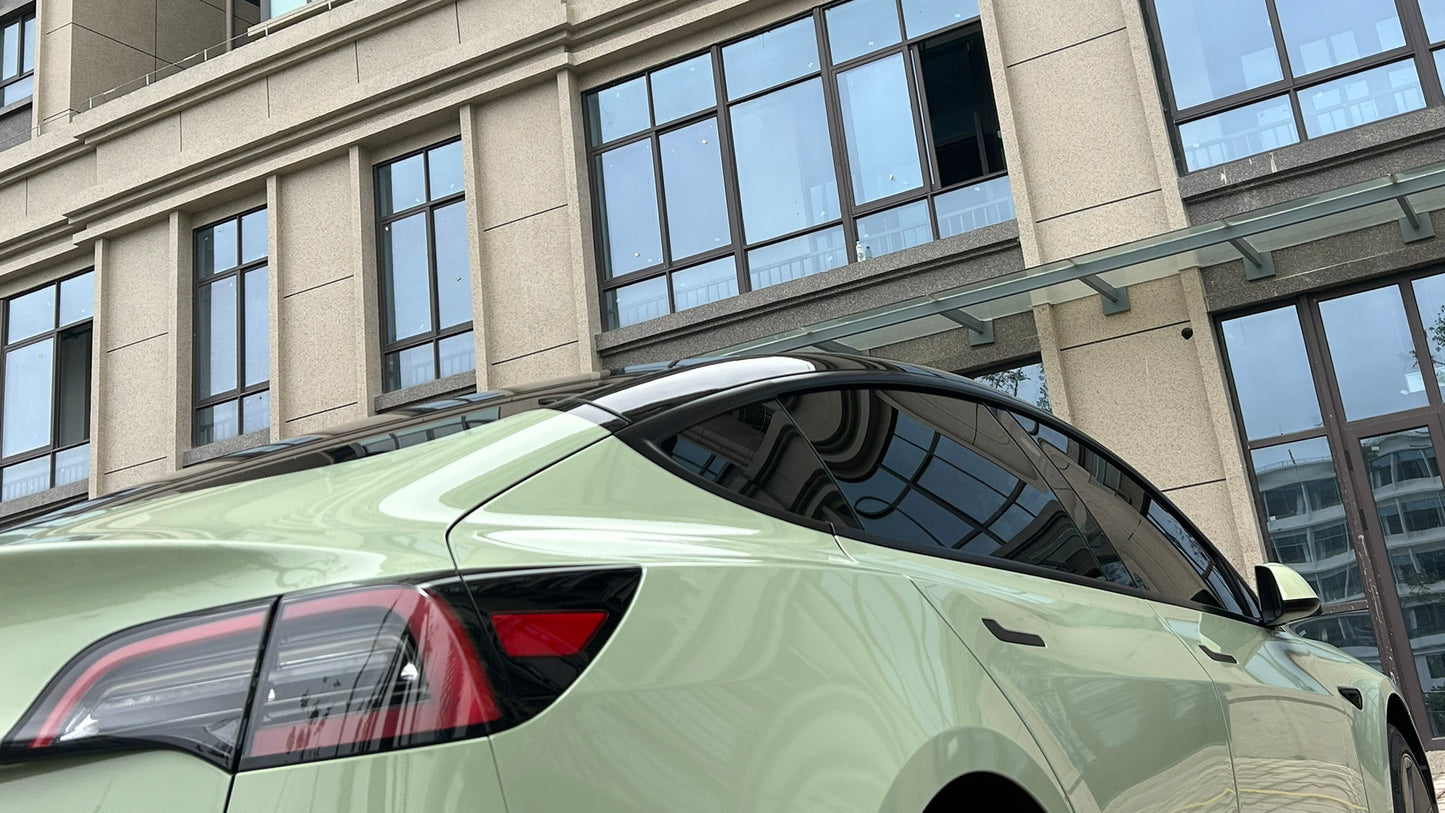 Mallcas™ Glossy Khaki Green Vinyl Wrap