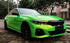 Mallcas™ Glossy Candy Metallic Neon Green Vinyl Wrap (PET Liner)